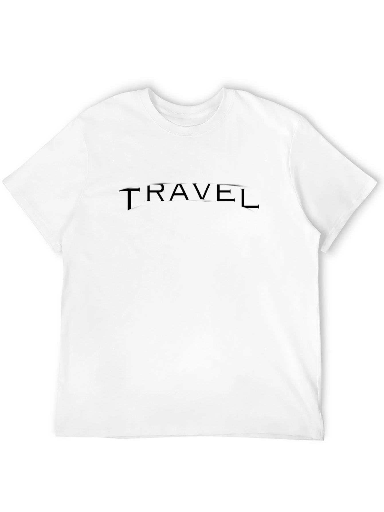 Travel Graphic Tee - Black Cotton Blend
