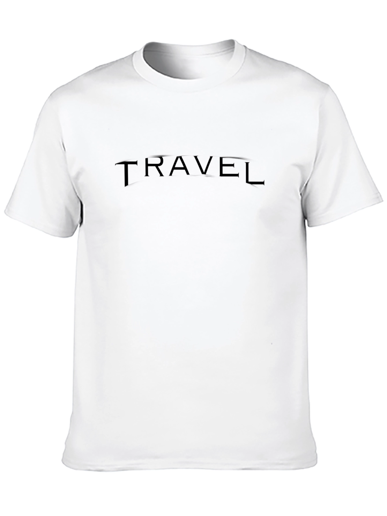 Travel Graphic Tee - Black Cotton Blend