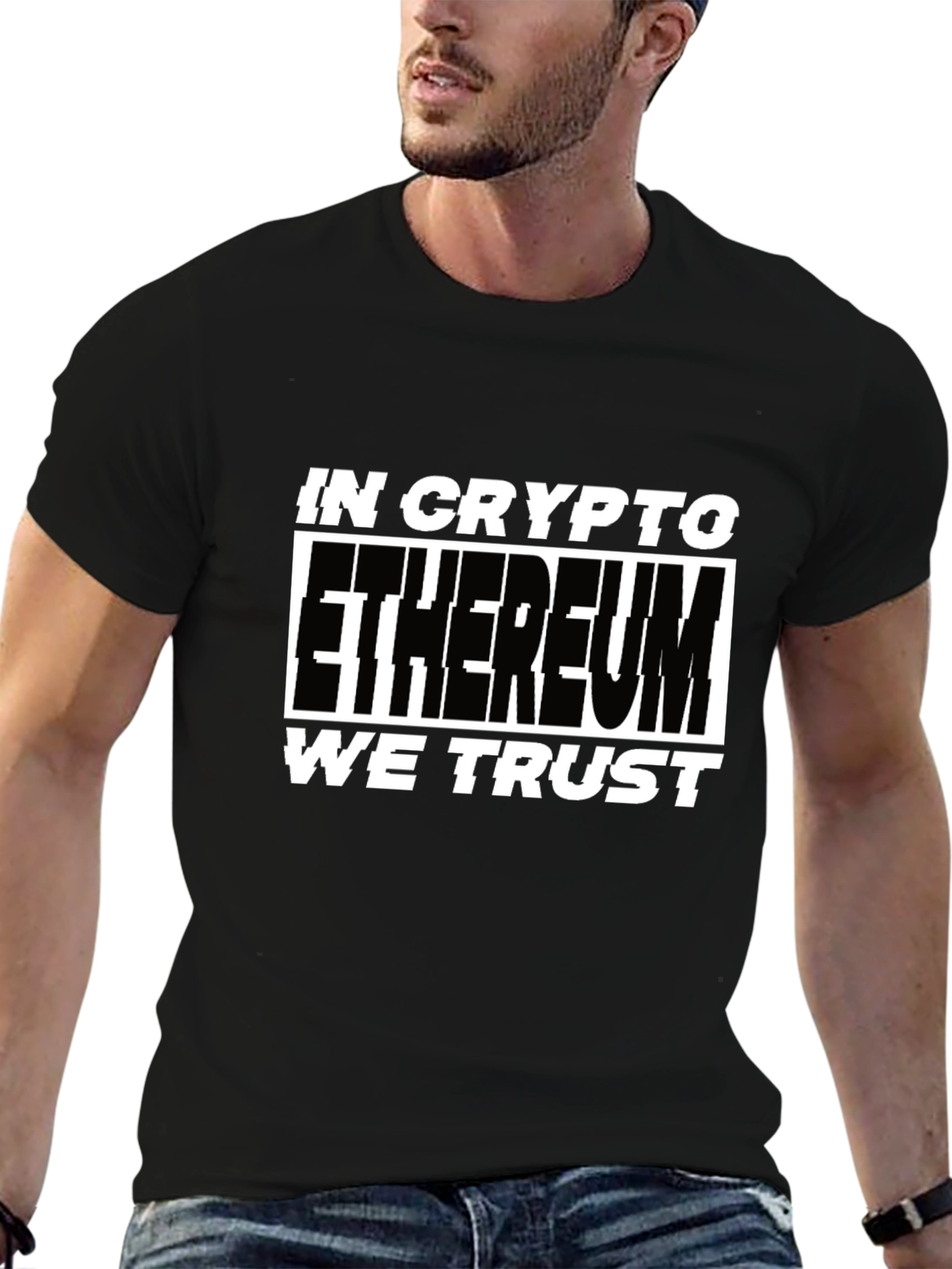 Ethereum Crypto T-Shirt - In Crypto We Trust