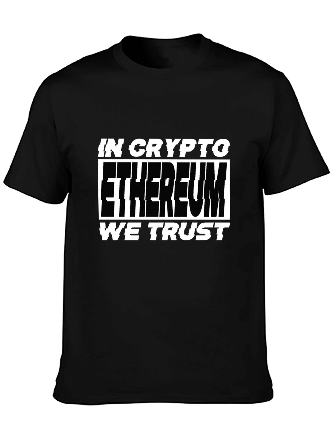 Ethereum Crypto T-Shirt - In Crypto We Trust