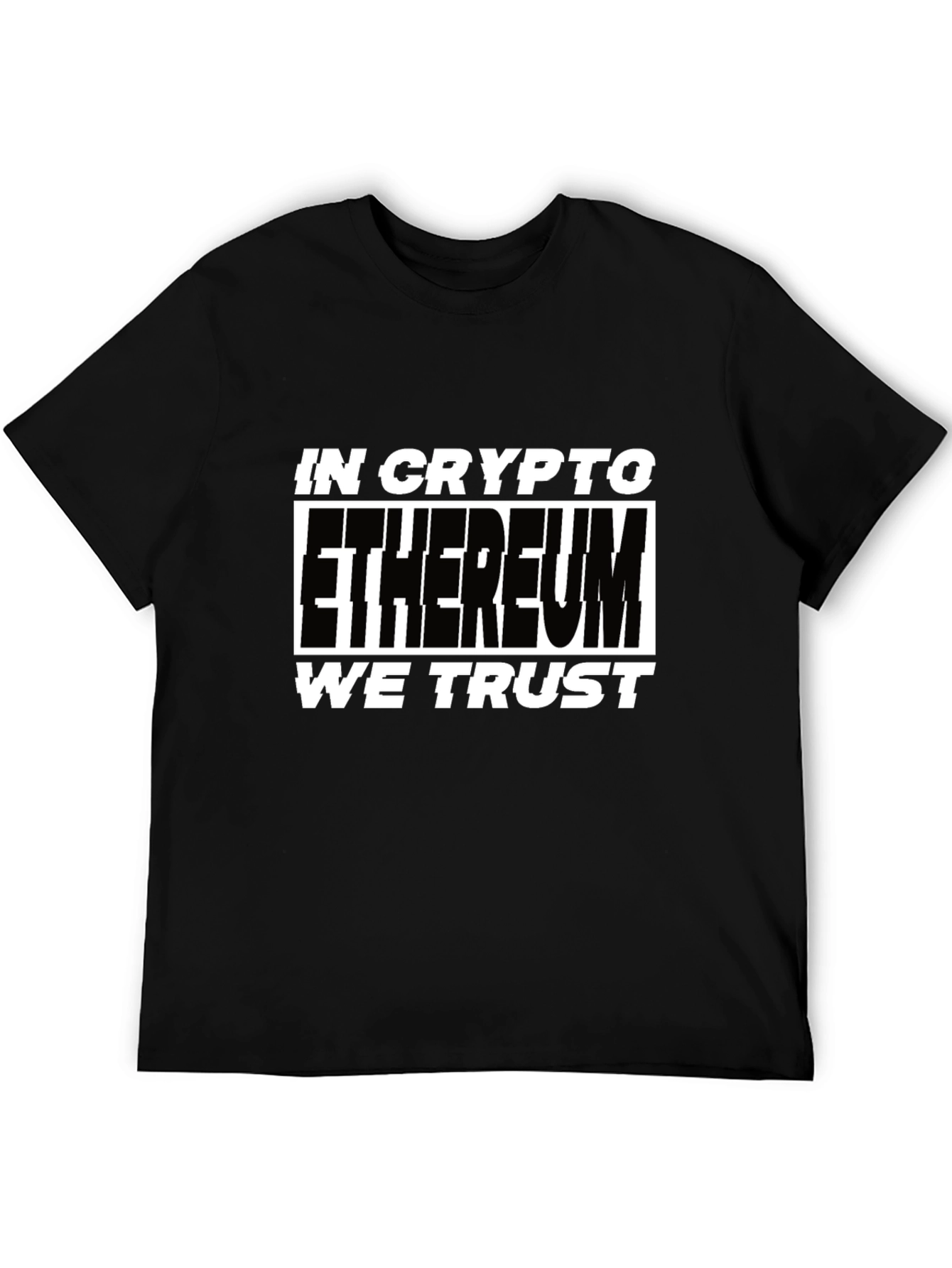 Ethereum Crypto T-Shirt - In Crypto We Trust
