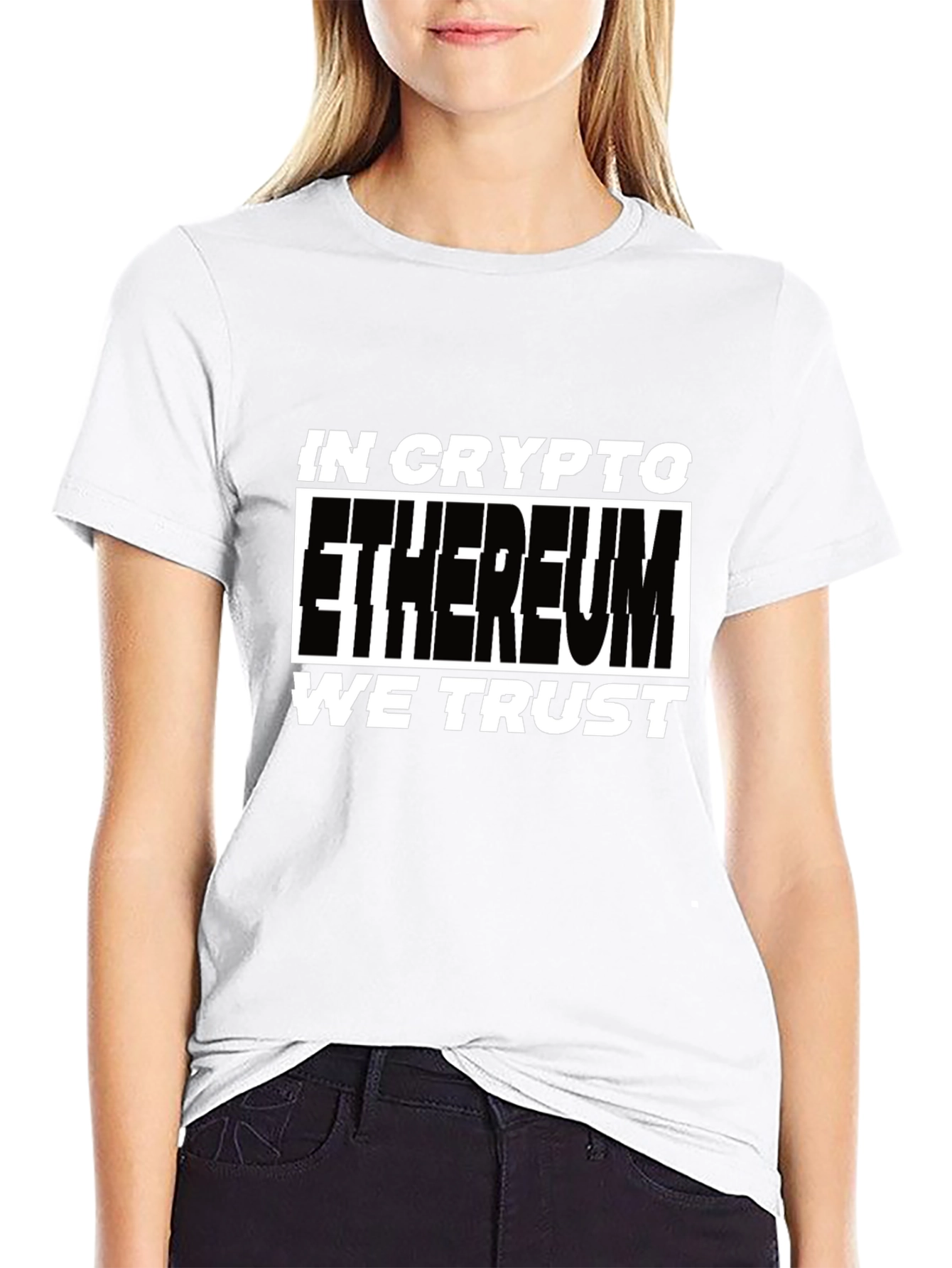 Ethereum Crypto T-Shirt - In Crypto We Trust