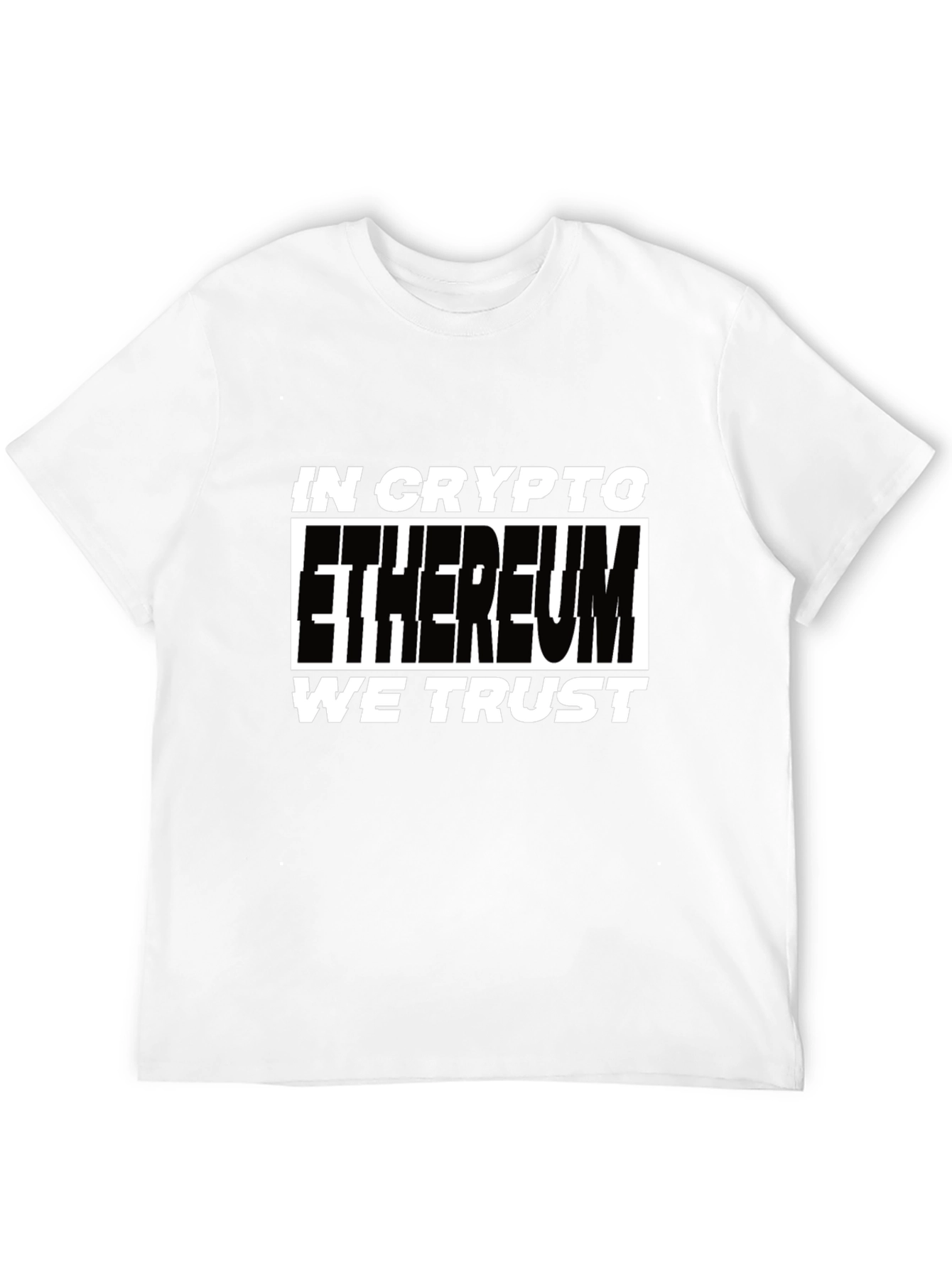 Ethereum Crypto T-Shirt - In Crypto We Trust