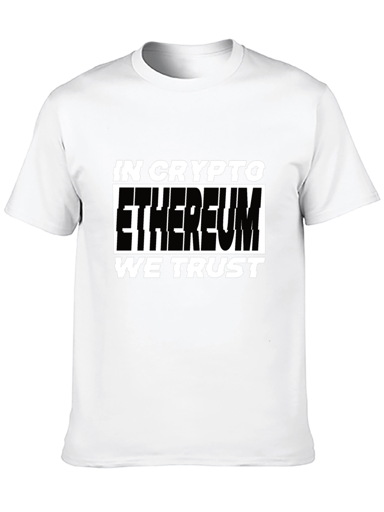 Ethereum Crypto T-Shirt - In Crypto We Trust