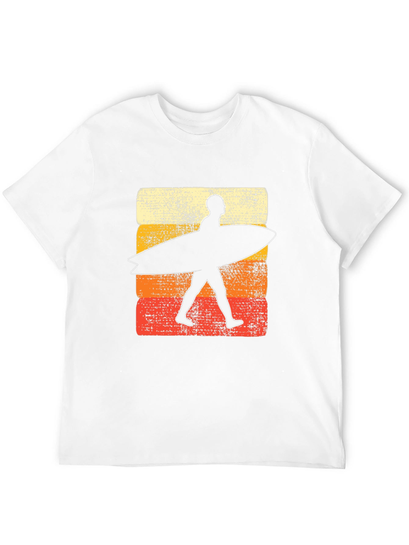 Retro Surfer Graphic Tee - Black