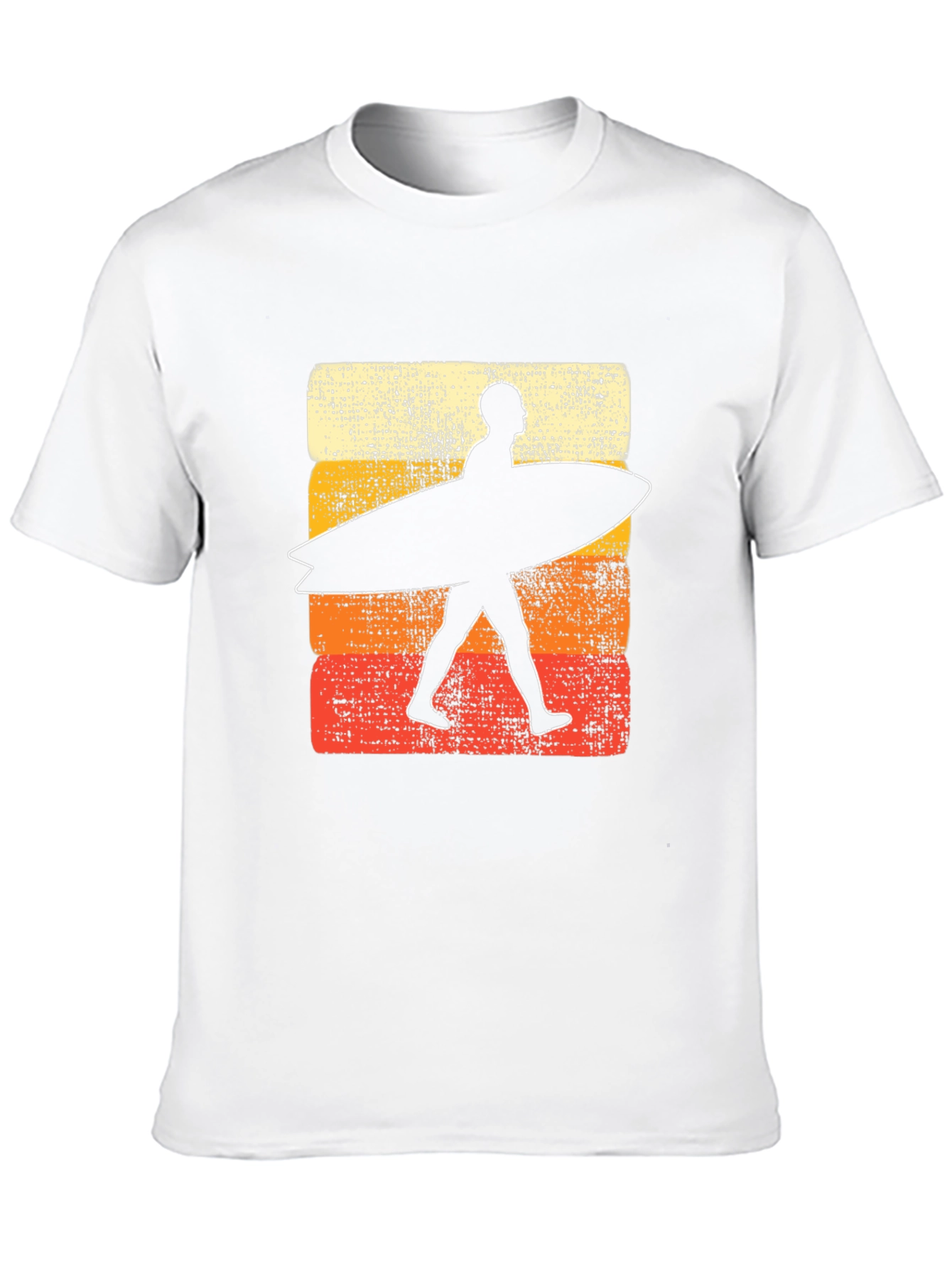 Retro Surfer Graphic Tee - Black