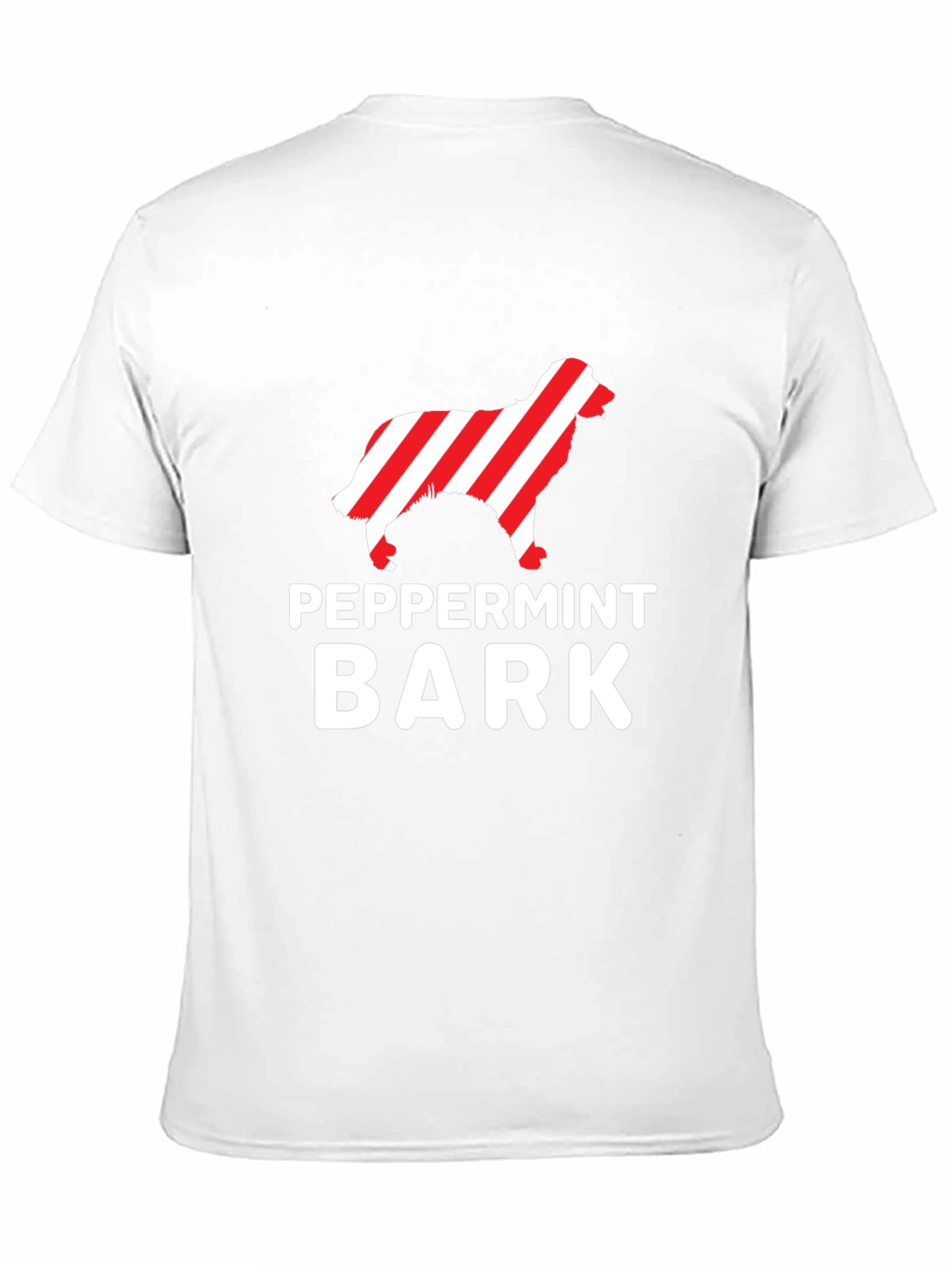 Peppermint Bark Dog Lover Black Tee