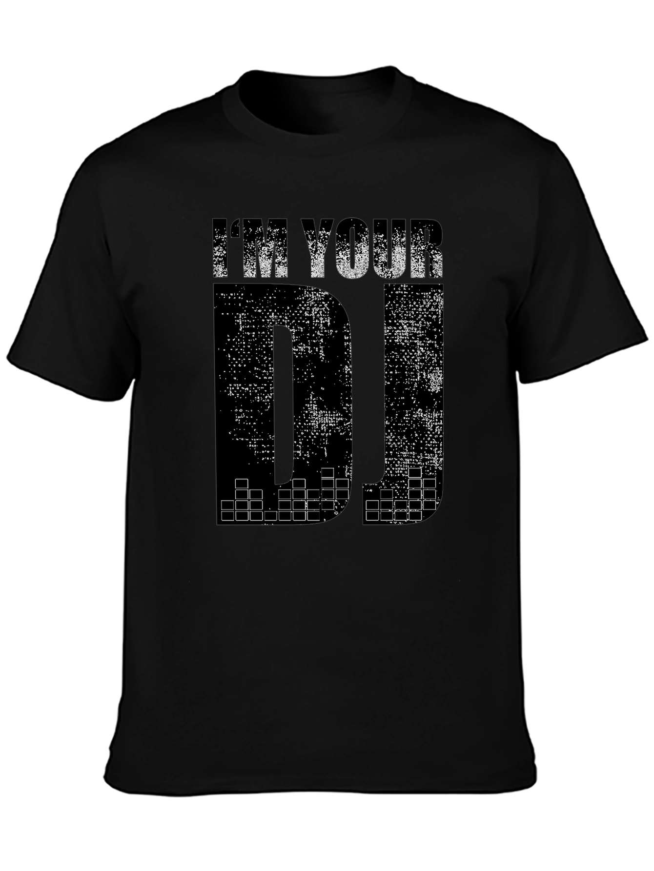 Im Your DJ Graphic Print Crew Neck T-Shirt