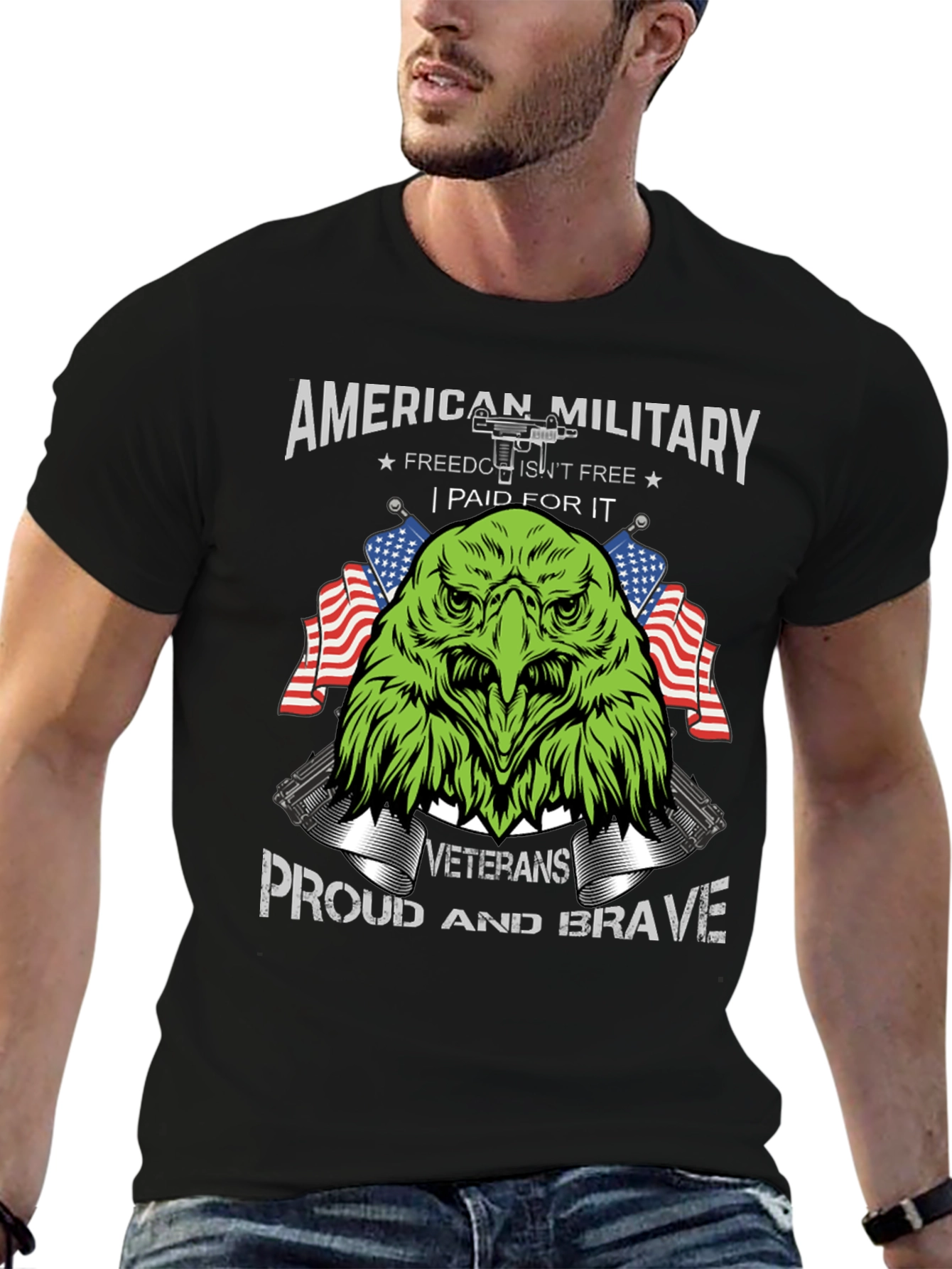 American Military Veteran Pride T-Shirt