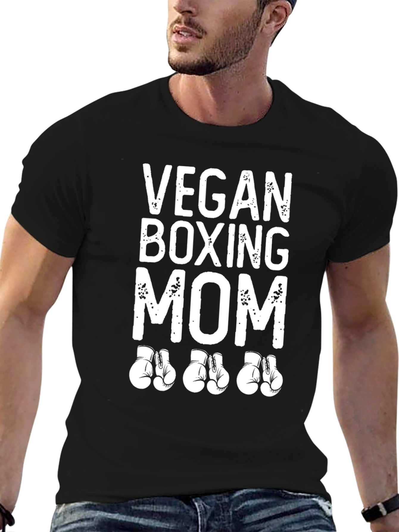Vegan Boxing Mom T-Shirt