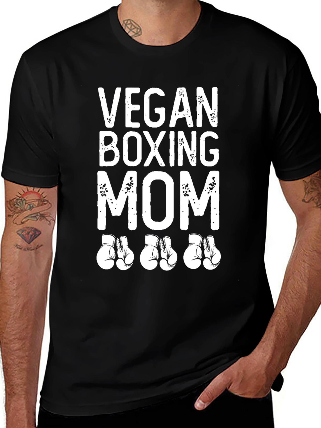Vegan Boxing Mom T-Shirt