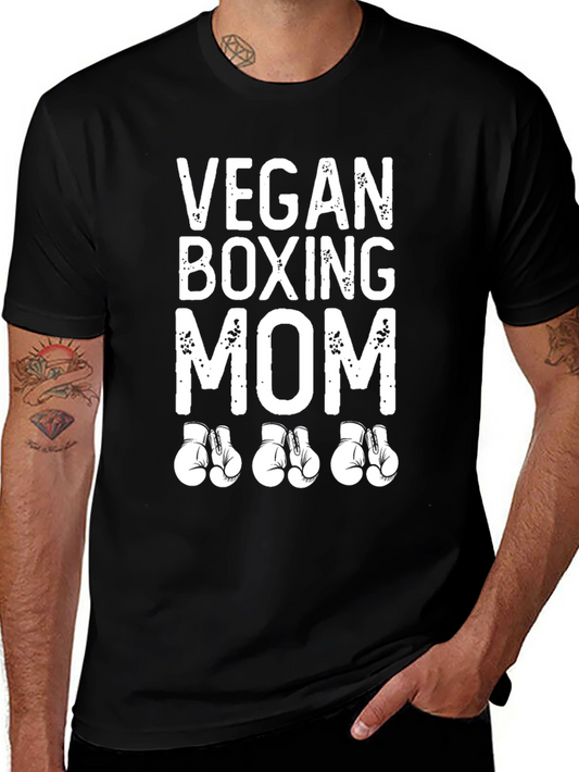 Vegan Boxing Mom T-Shirt