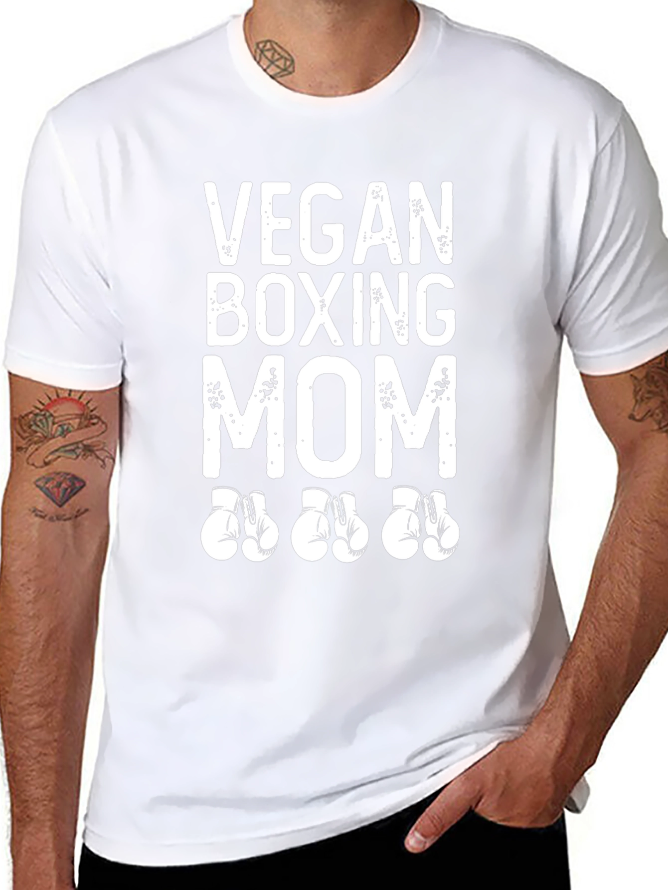 Vegan Boxing Mom T-Shirt