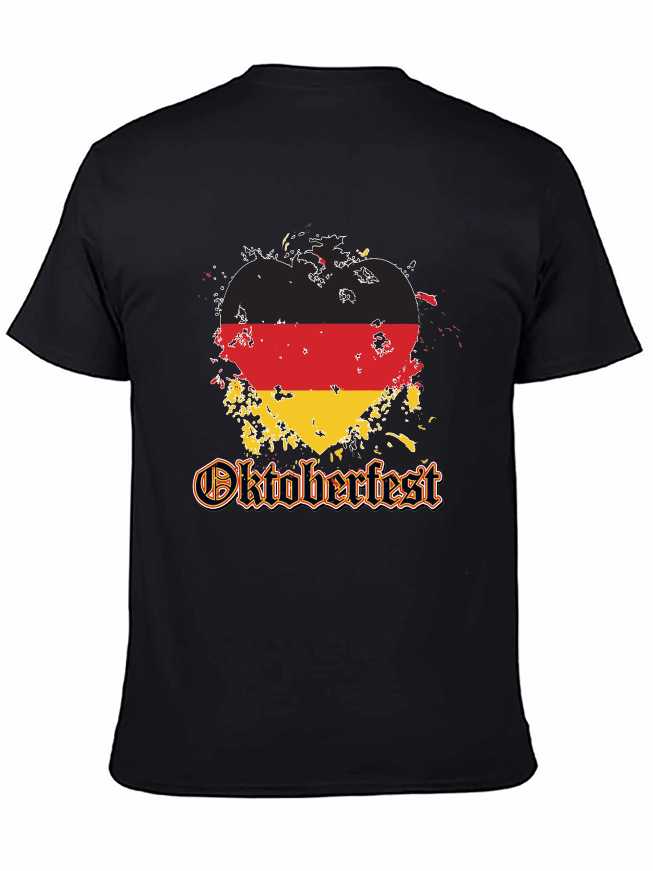 Oktoberfest German Flag Heart T-Shirt