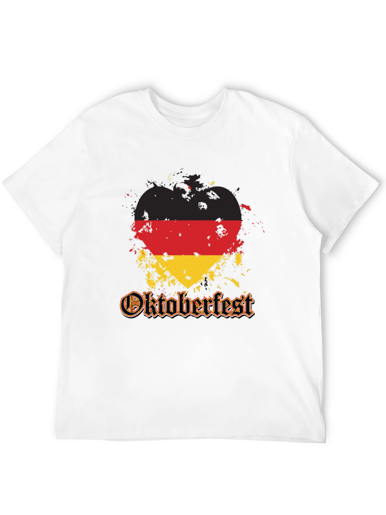 Oktoberfest German Flag Heart T-Shirt