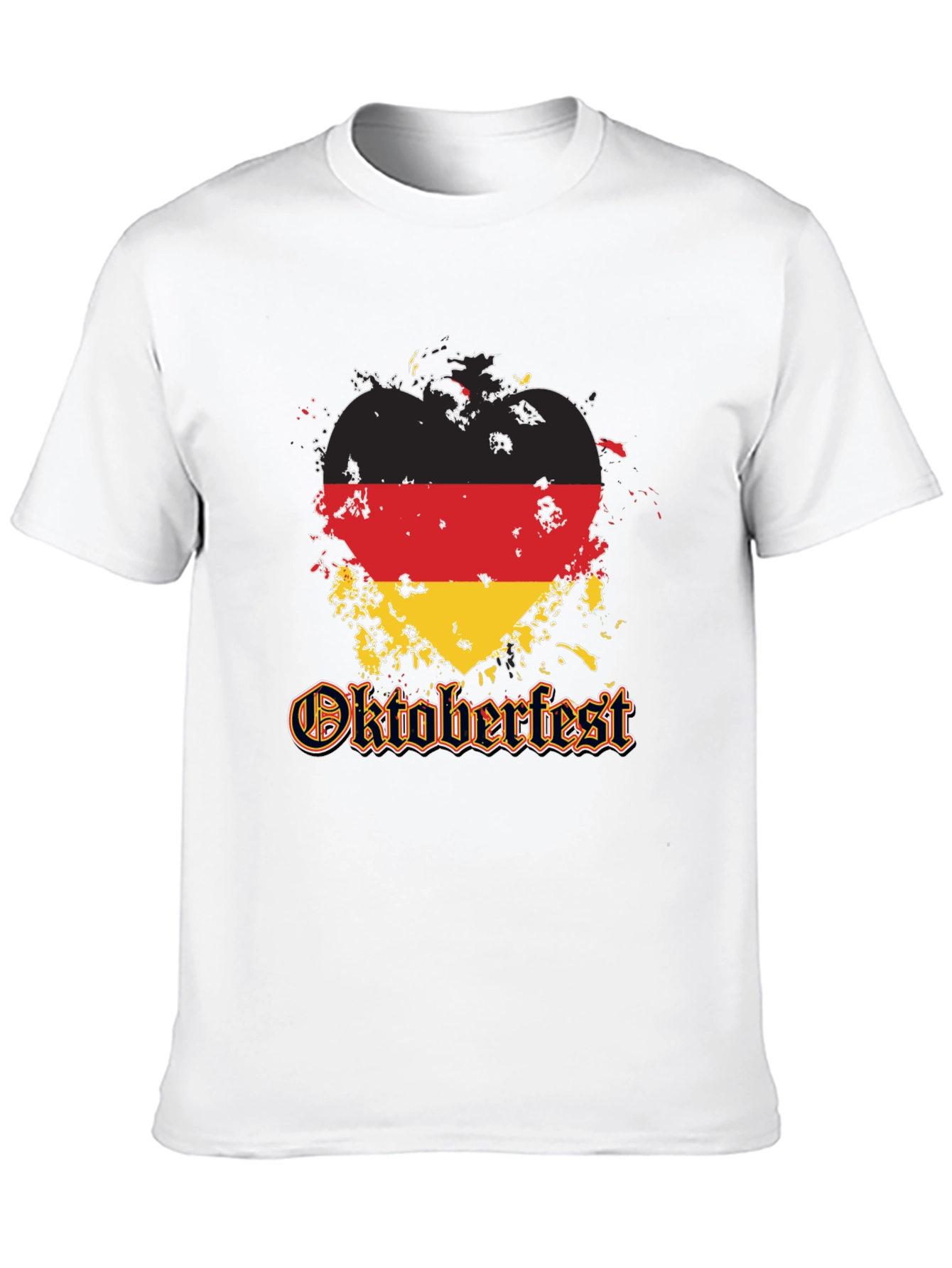 Oktoberfest German Flag Heart T-Shirt