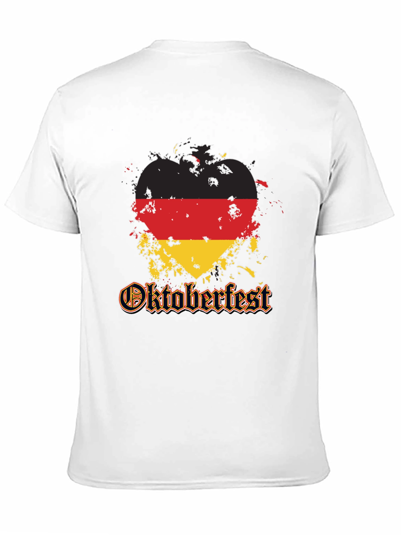 Oktoberfest German Flag Heart T-Shirt