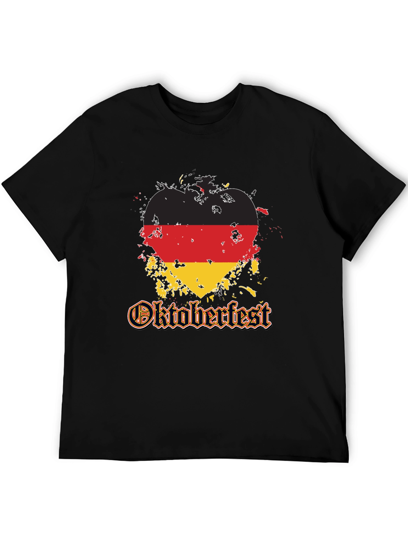 Oktoberfest German Flag Heart T-Shirt