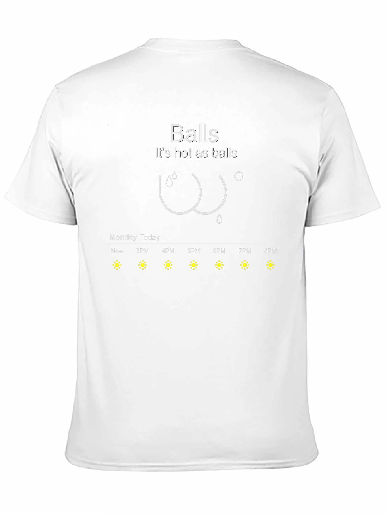 Balls Weather Forecast Graphic Tee