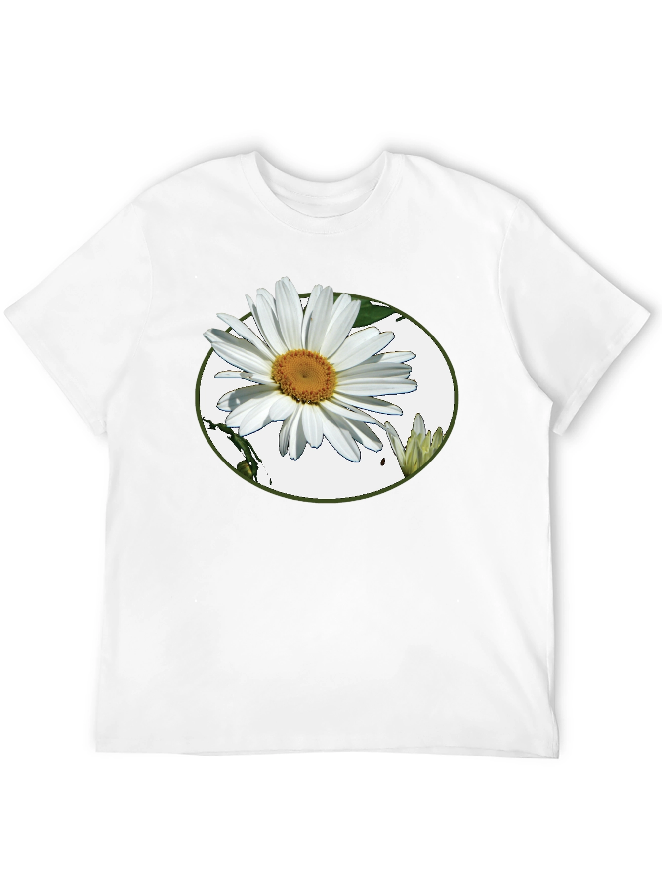 Daisy Graphic Tee - Casual Black T-Shirt