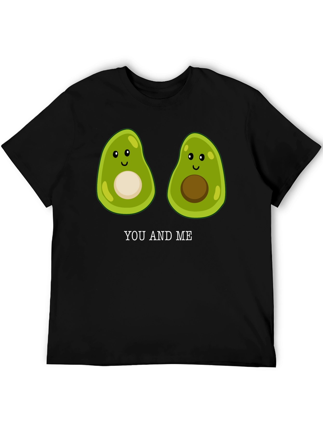 Avocado You and Me T-Shirt Cute Couple Tee
