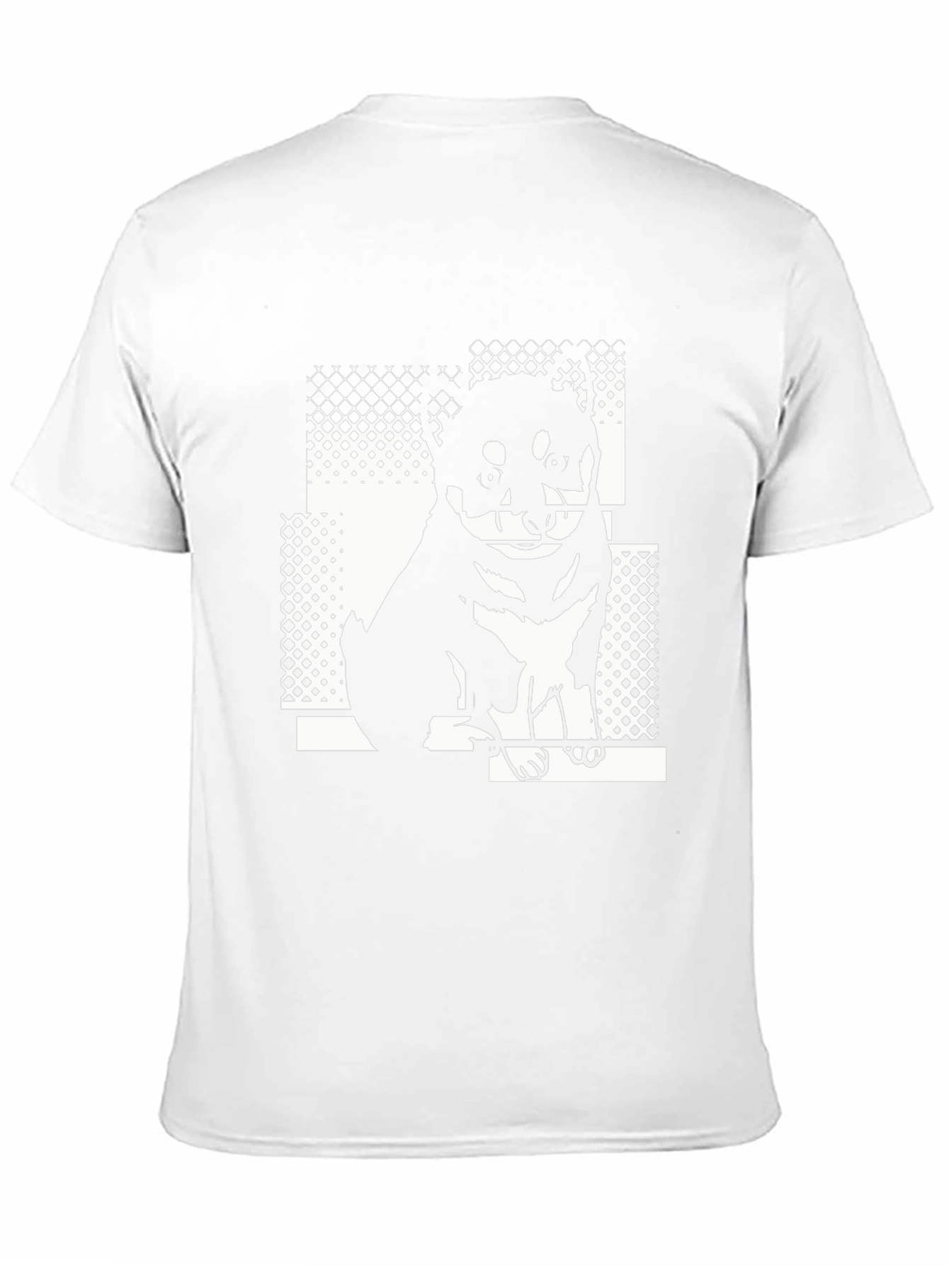 Dog Graphic Tee - Black Comfort Fit