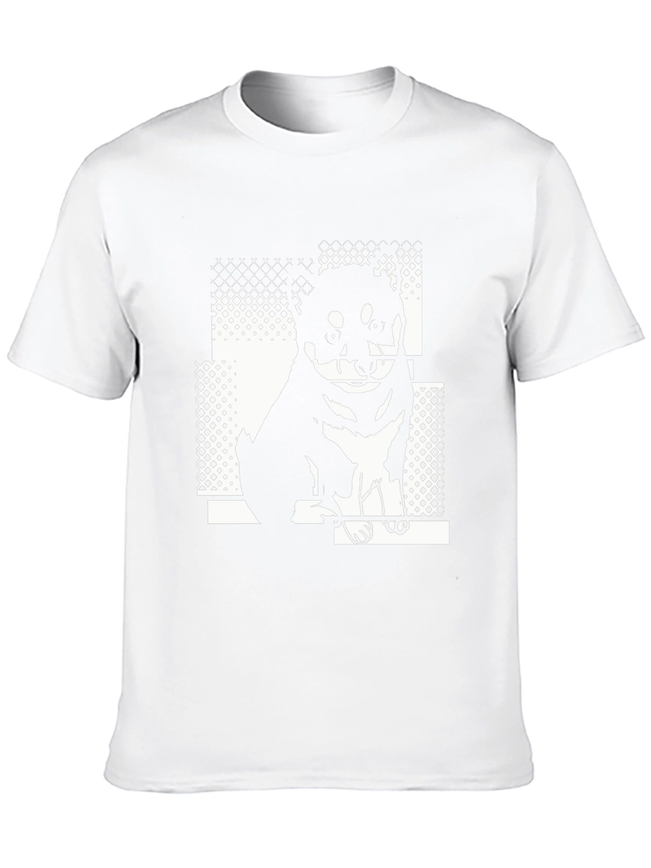 Dog Graphic Tee - Black Comfort Fit