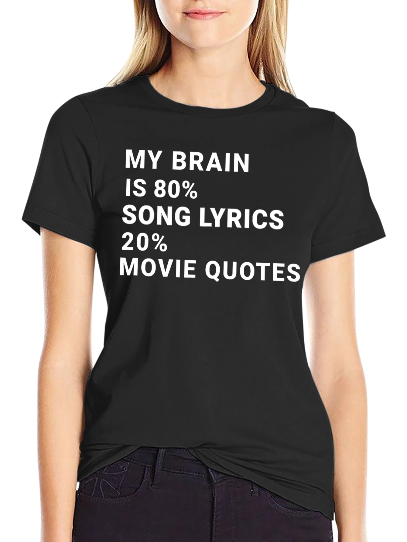 My Brain Song Lyrics Movie Quotes T-Shirt
