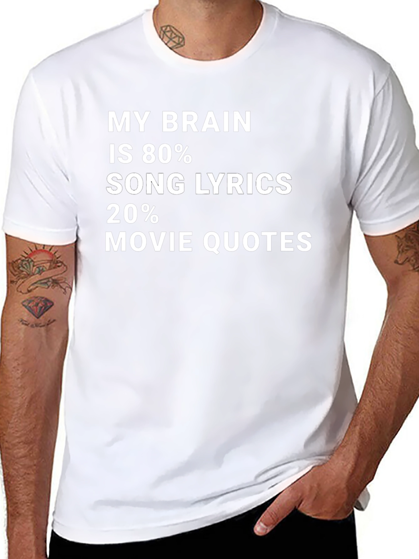 My Brain Song Lyrics Movie Quotes T-Shirt