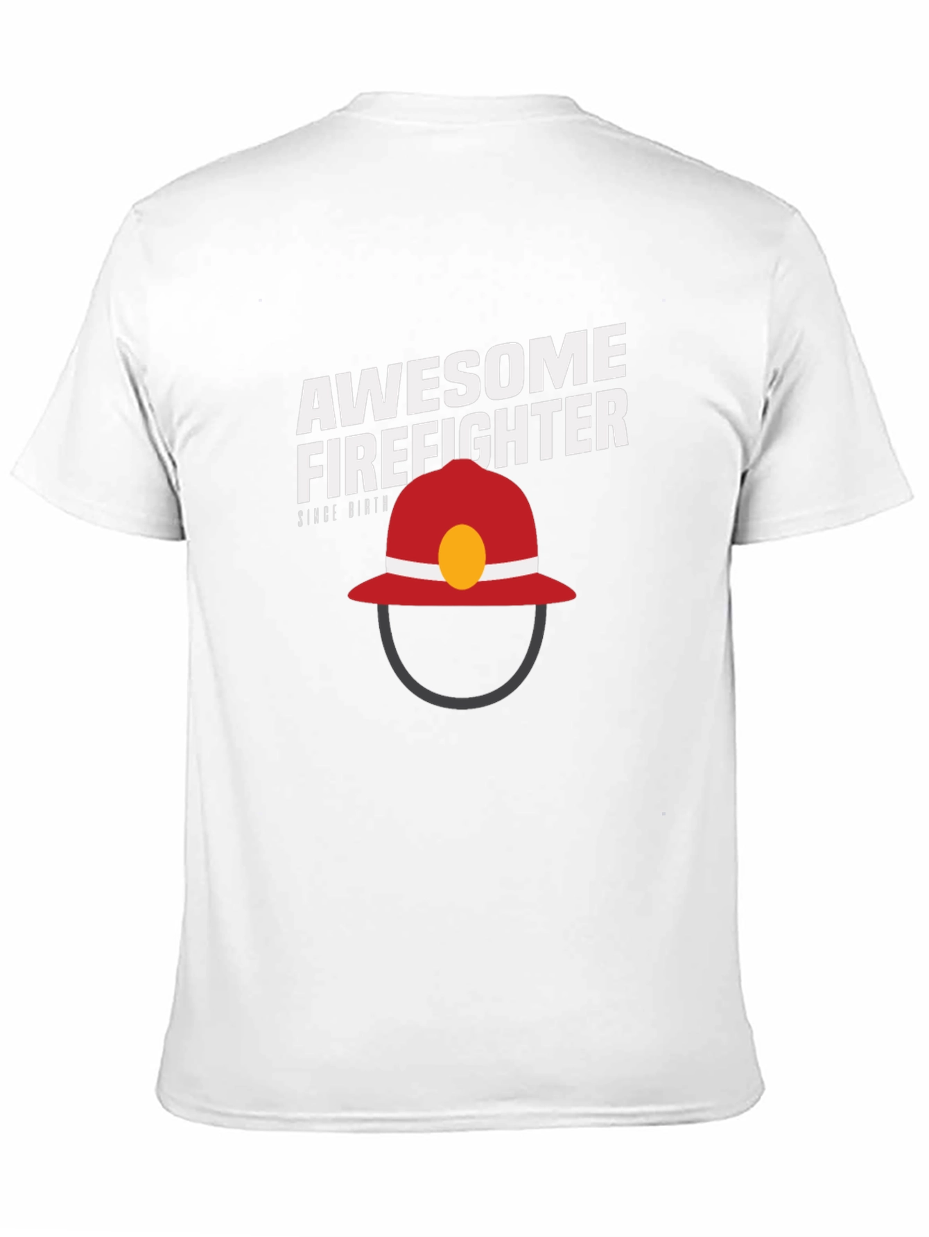 Awesome Firefighter T-Shirt - Black