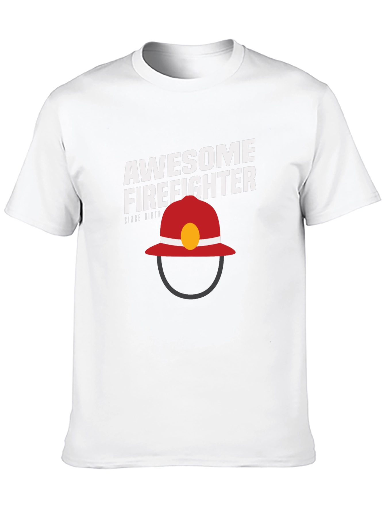 Awesome Firefighter T-Shirt - Black