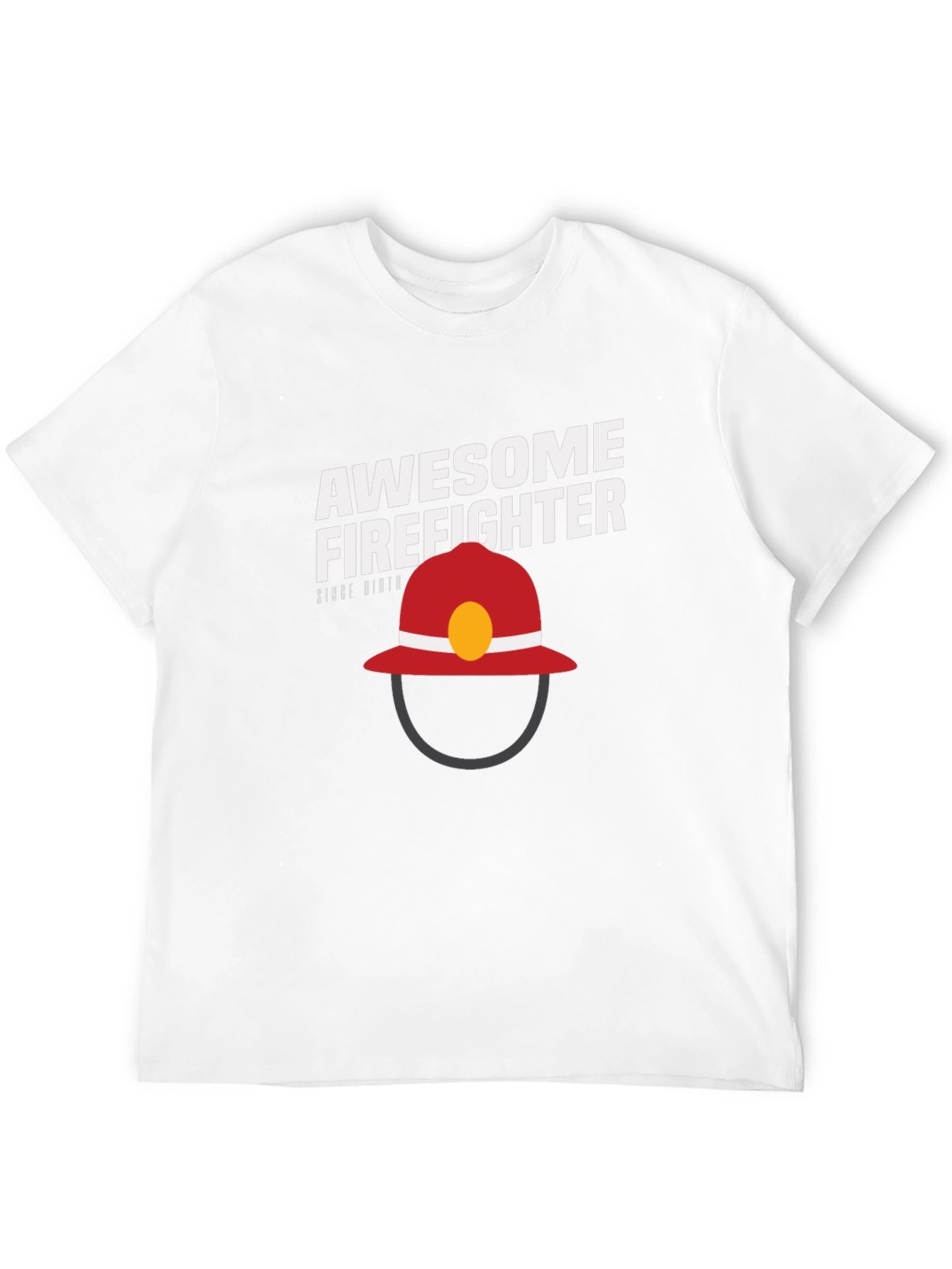 Awesome Firefighter T-Shirt - Black