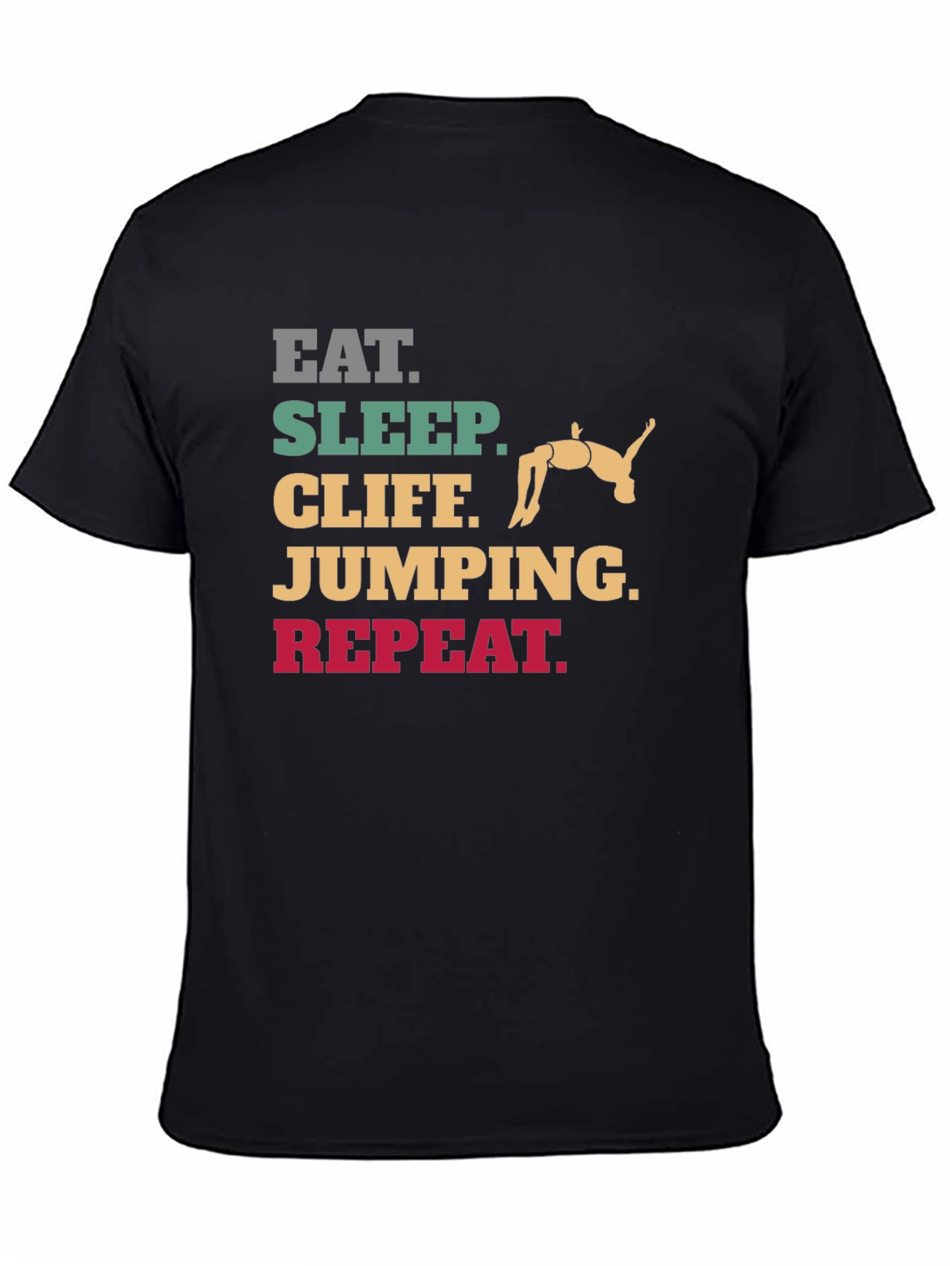 Eat Sleep Cliff Jumping Repeat T-Shirt
