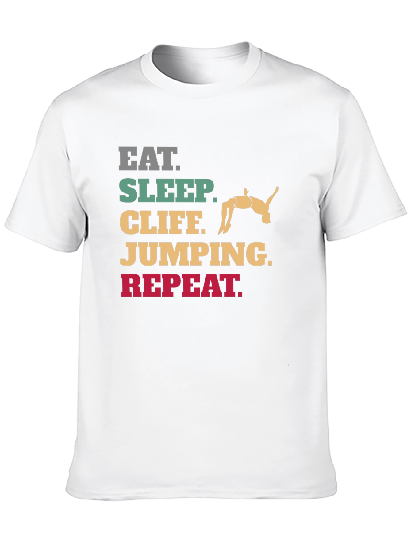 Eat Sleep Cliff Jumping Repeat T-Shirt