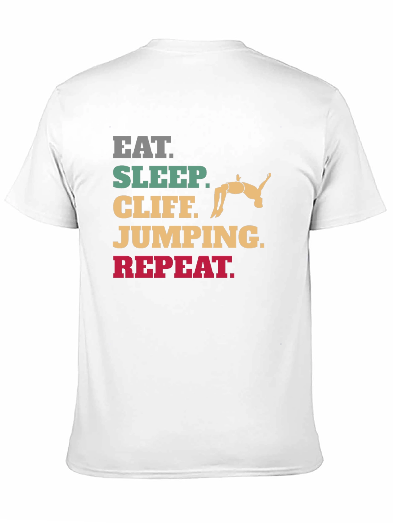 Eat Sleep Cliff Jumping Repeat T-Shirt