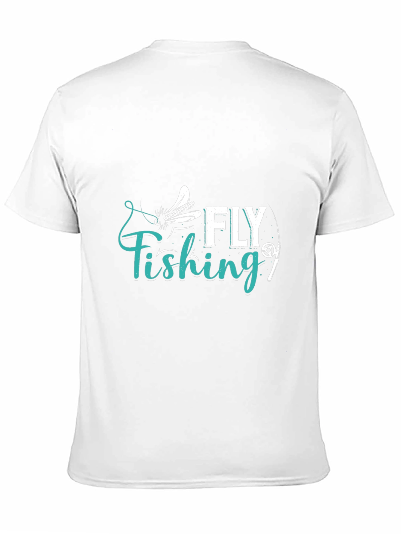 Fly Fishing Graphic T-Shirt - Casual Cotton Tee