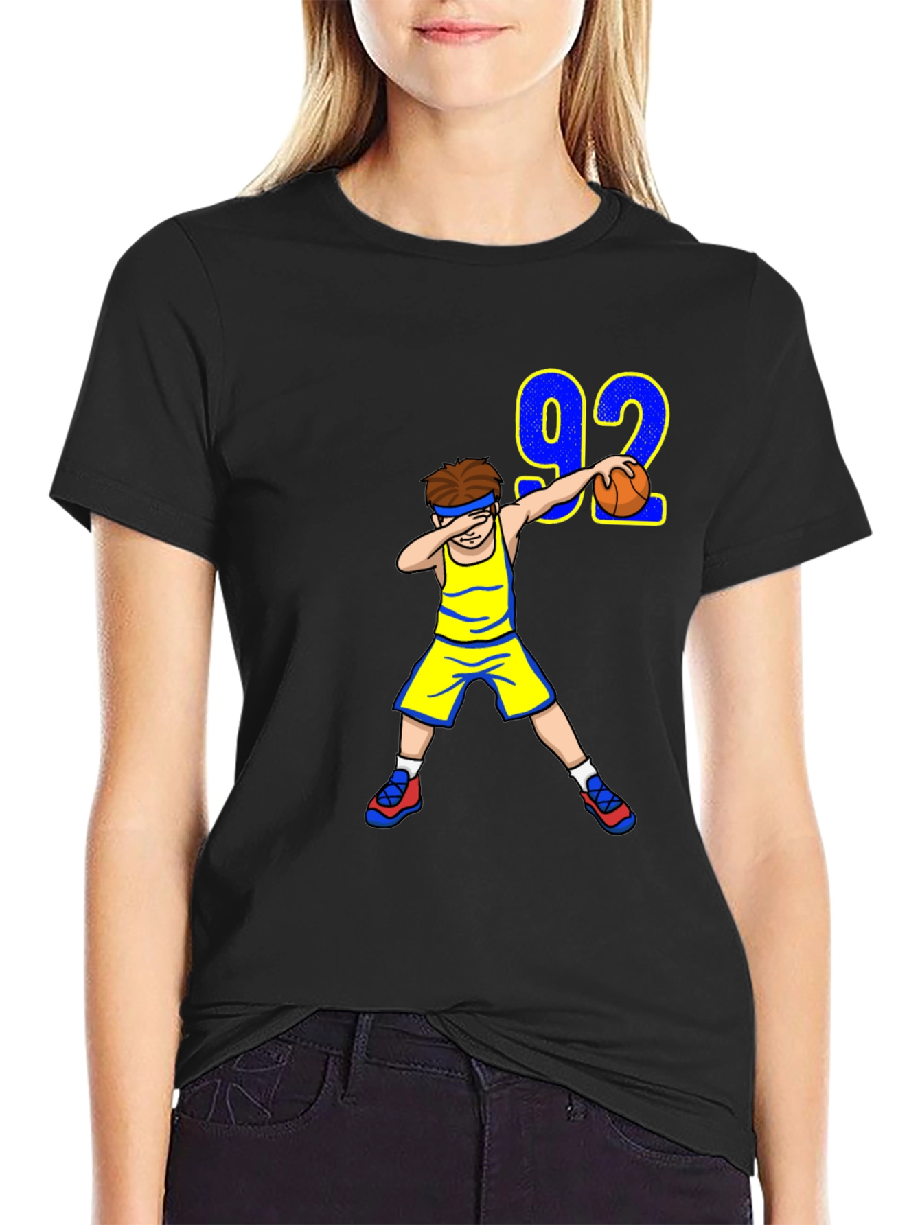 Dabbing Basketball Player Tee