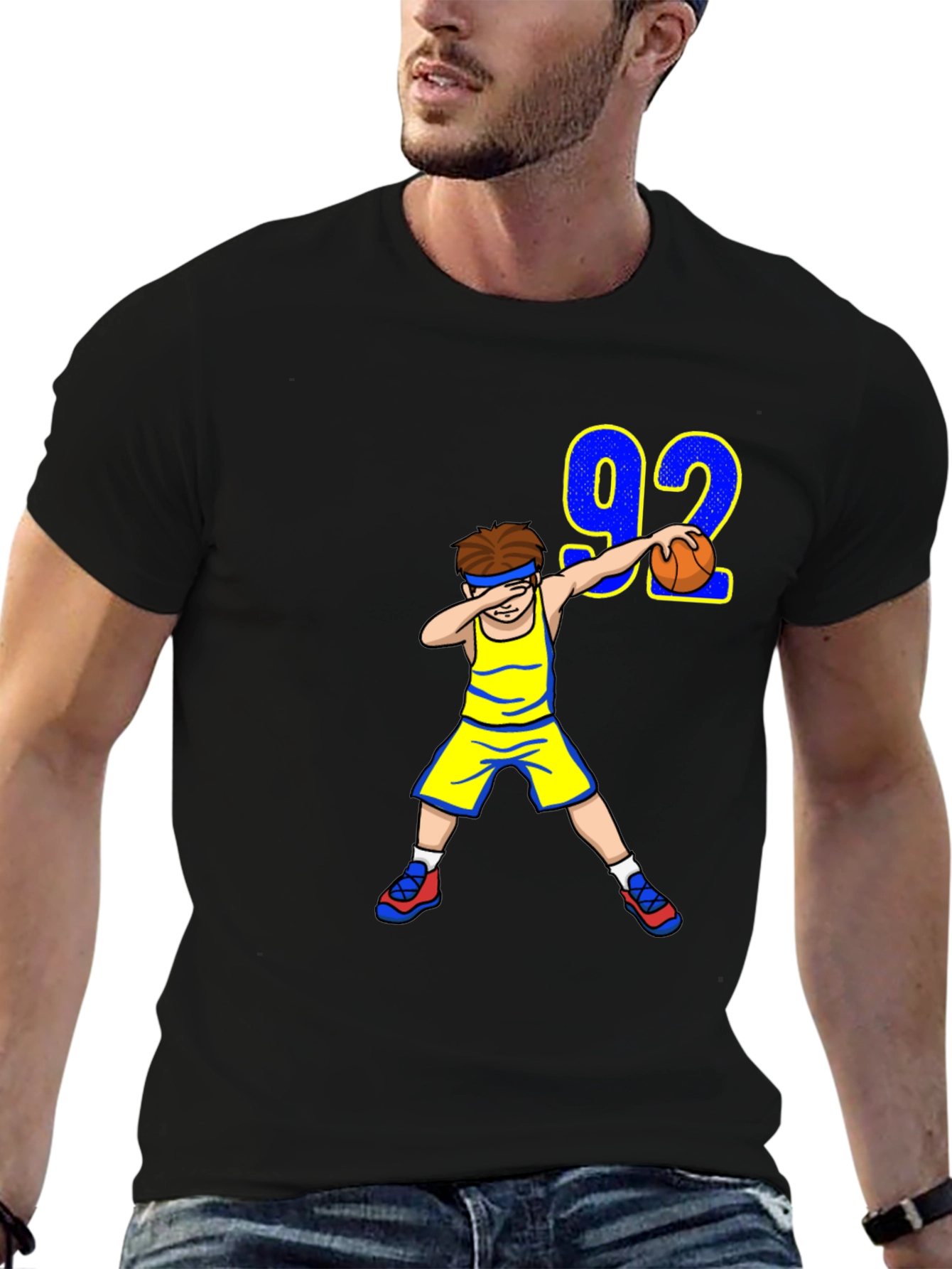 Dabbing Basketball Player Tee