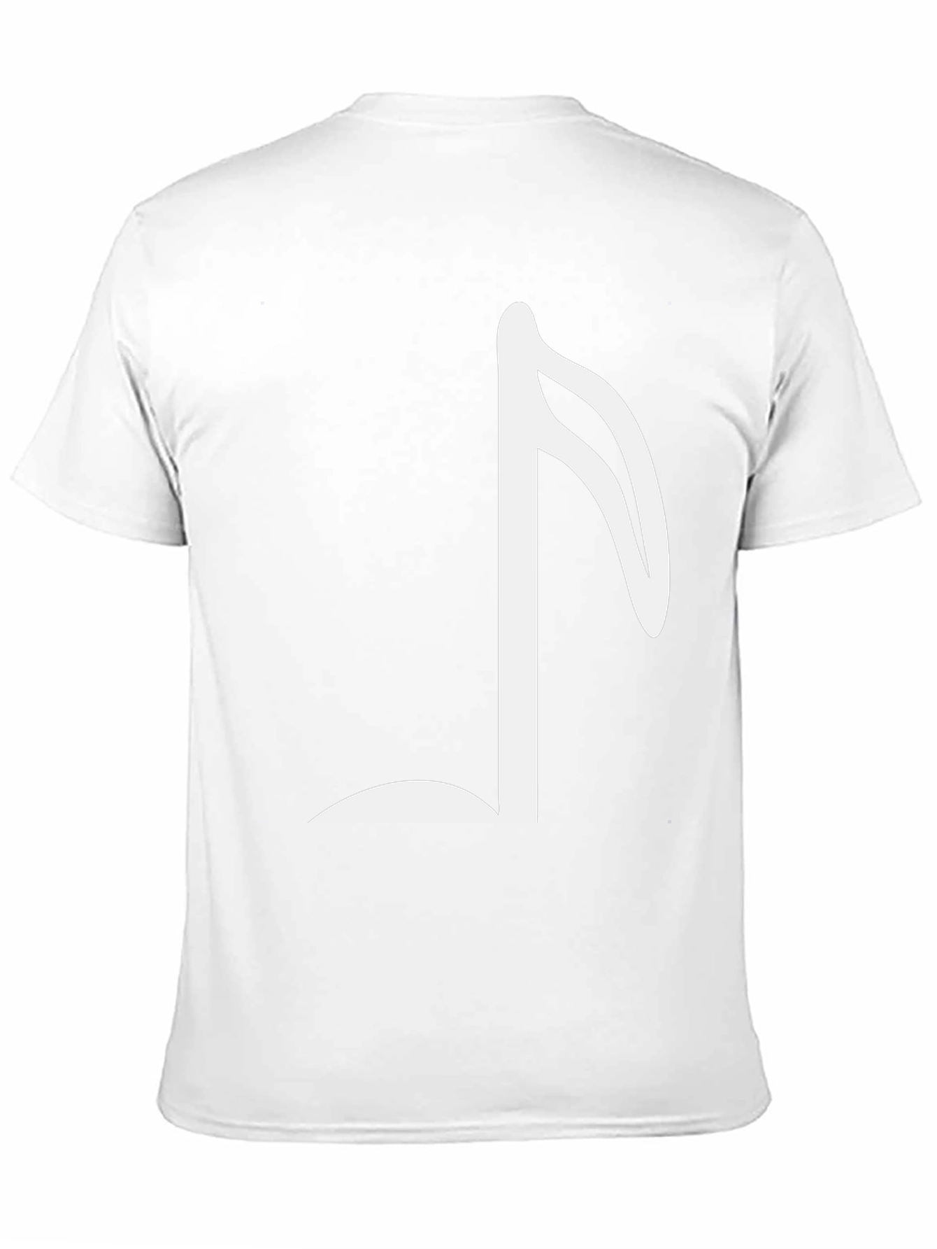 Musical Note Graphic Tee - Classic Black T-Shirt