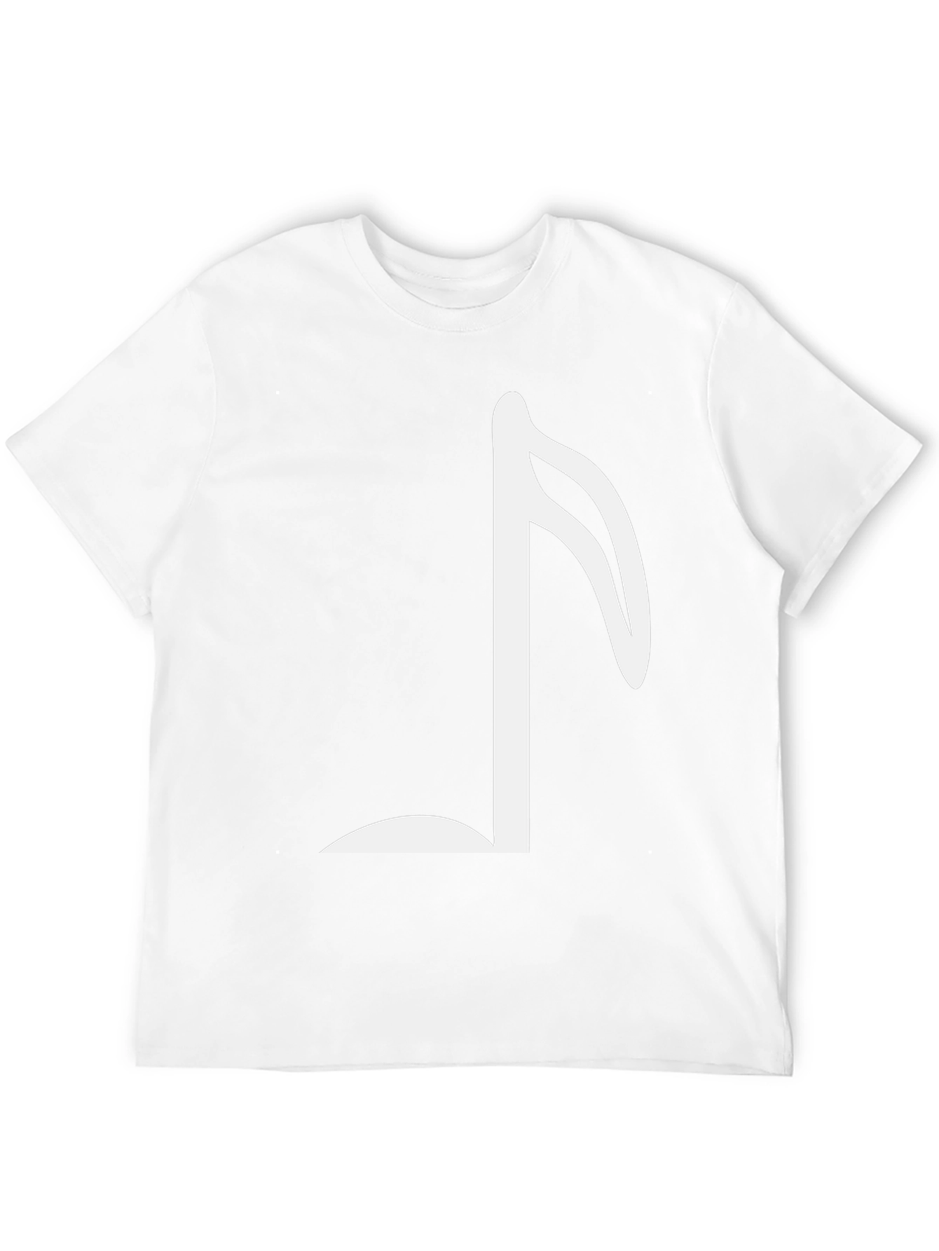 Musical Note Graphic Tee - Classic Black T-Shirt