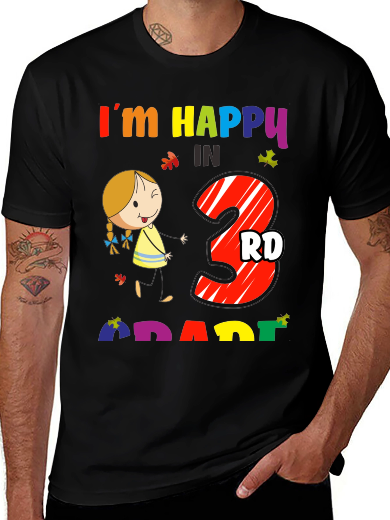 Im Happy in 3rd Grade T-Shirt