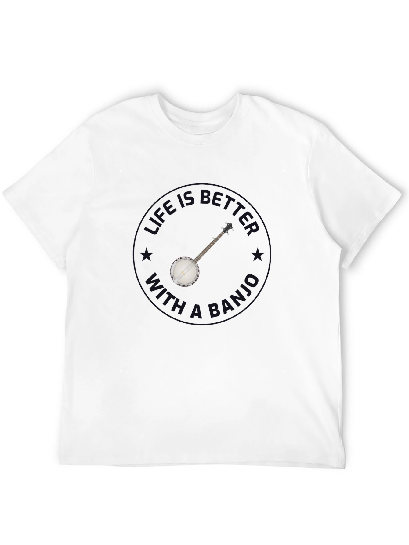 Banjo Music Graphic Tee