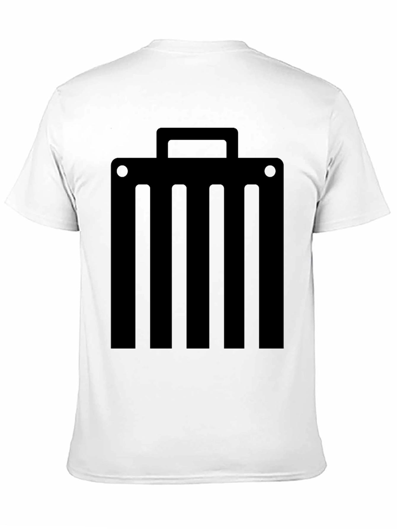 Abstract Briefcase Graphic T-Shirt