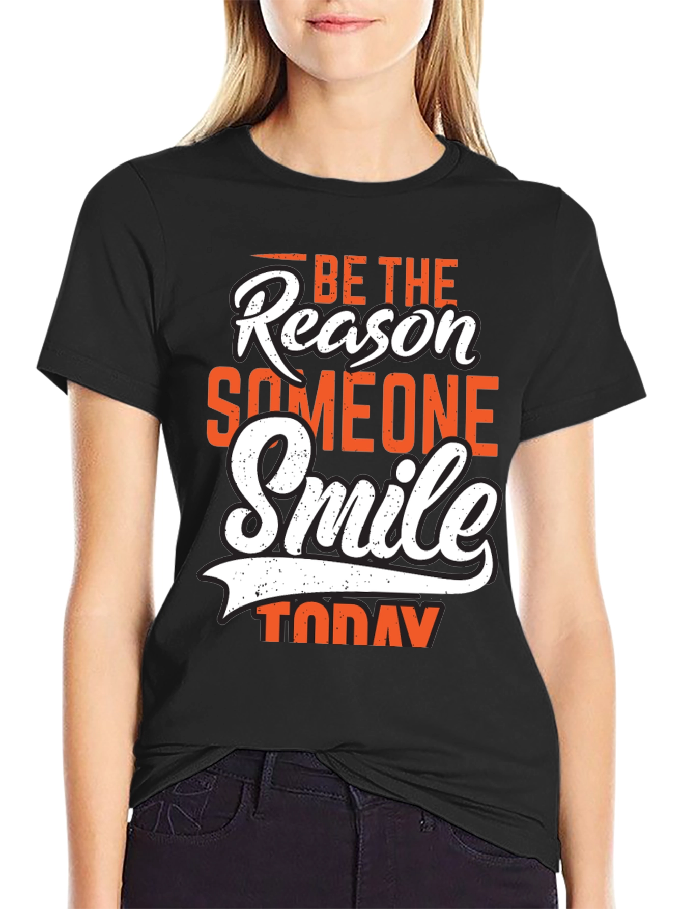 Be The Reason Someone Smiles Black T-Shirt