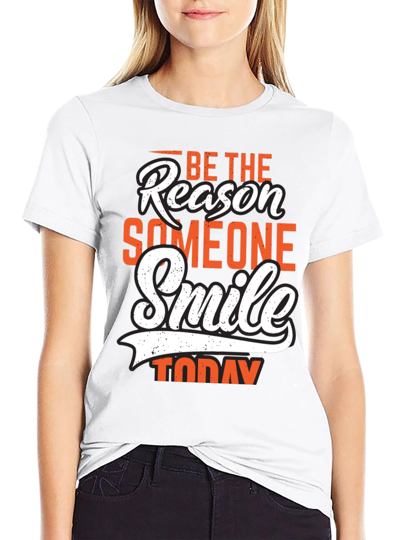 Be The Reason Someone Smiles Black T-Shirt