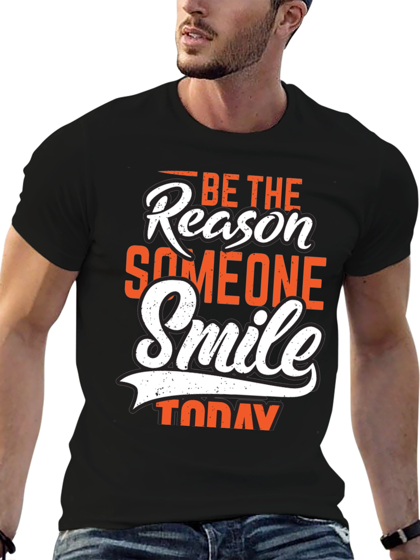 Be The Reason Someone Smiles Black T-Shirt