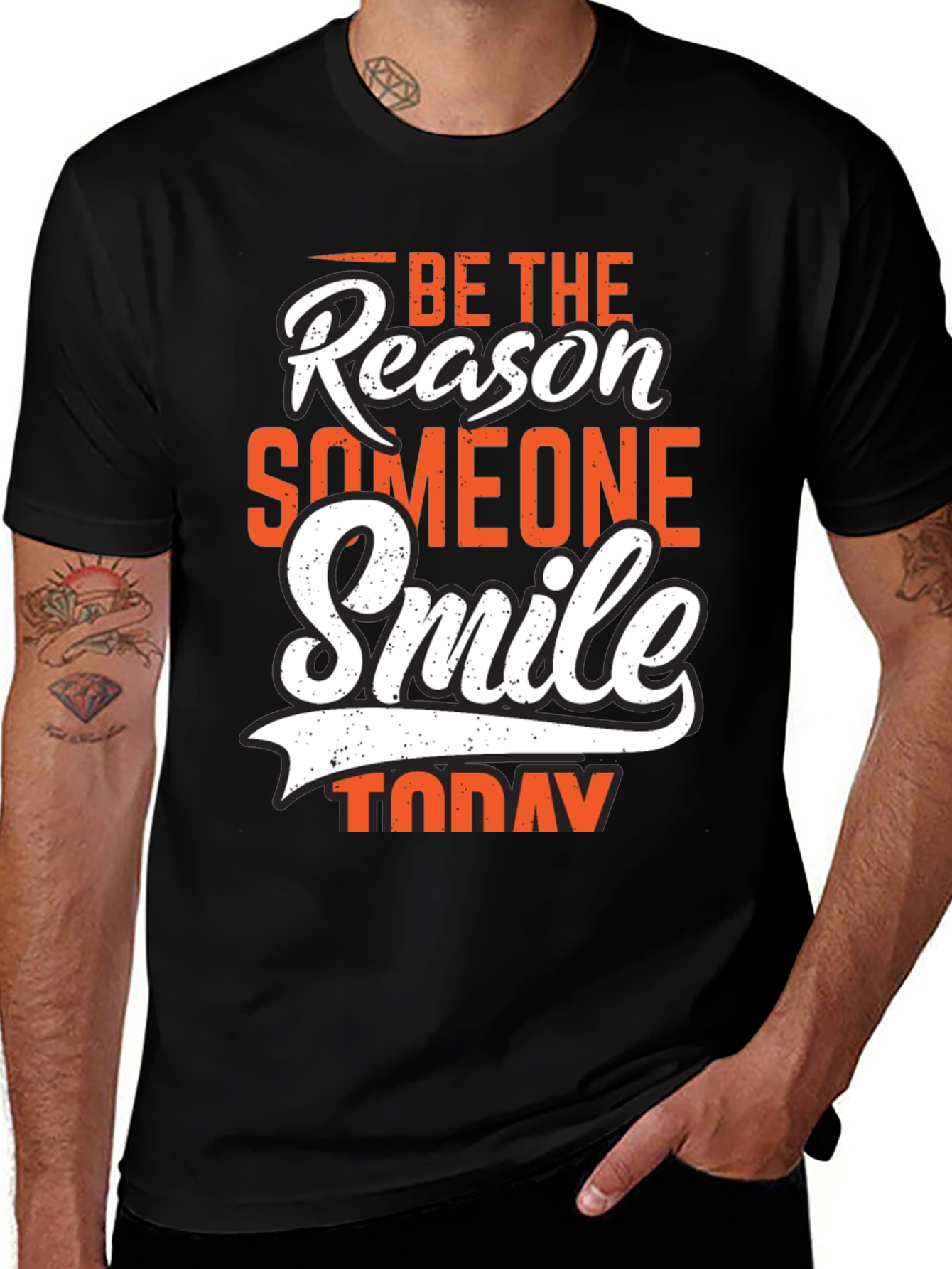 Be The Reason Someone Smiles Black T-Shirt
