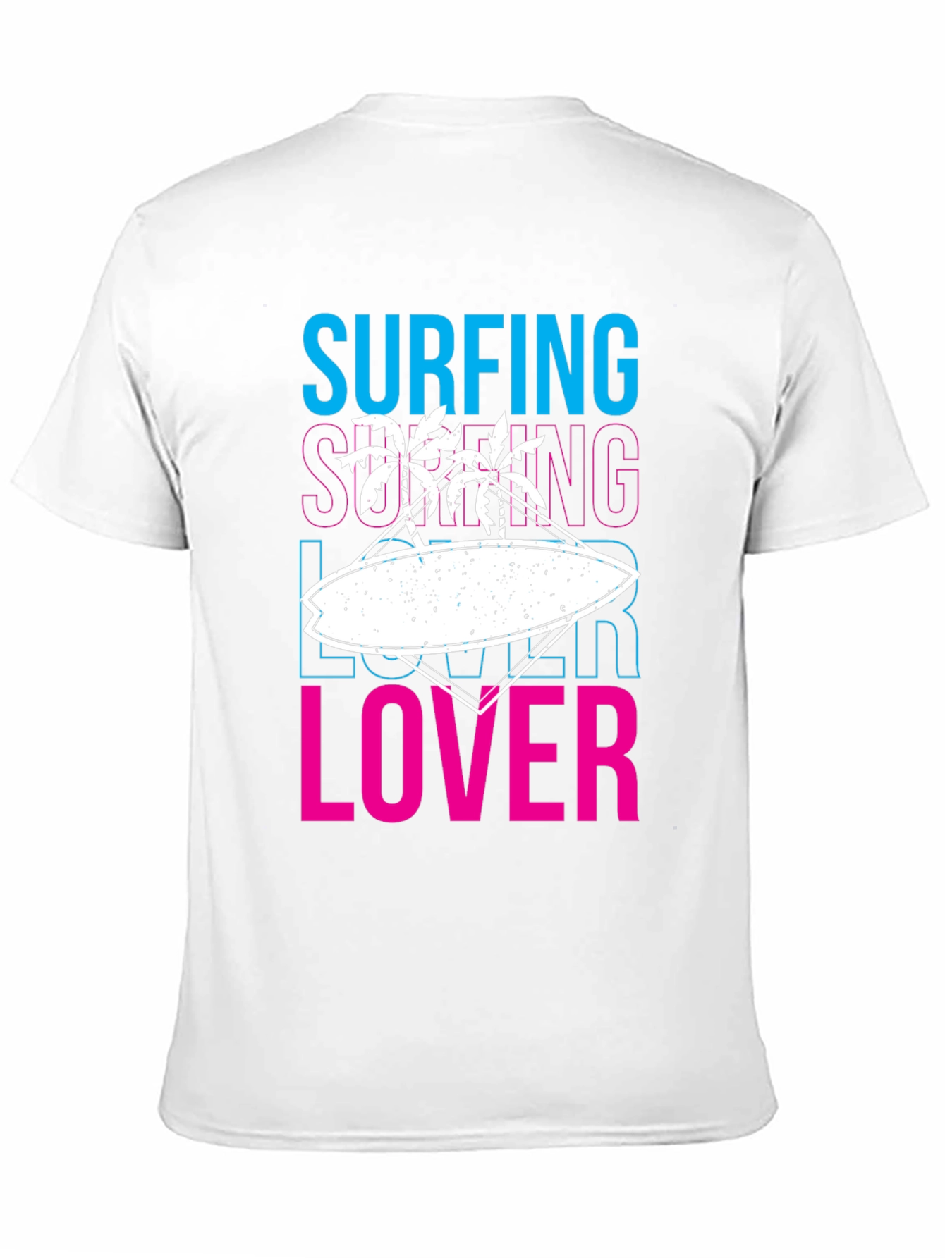 Surfing Lover Graphic Tee | Black
