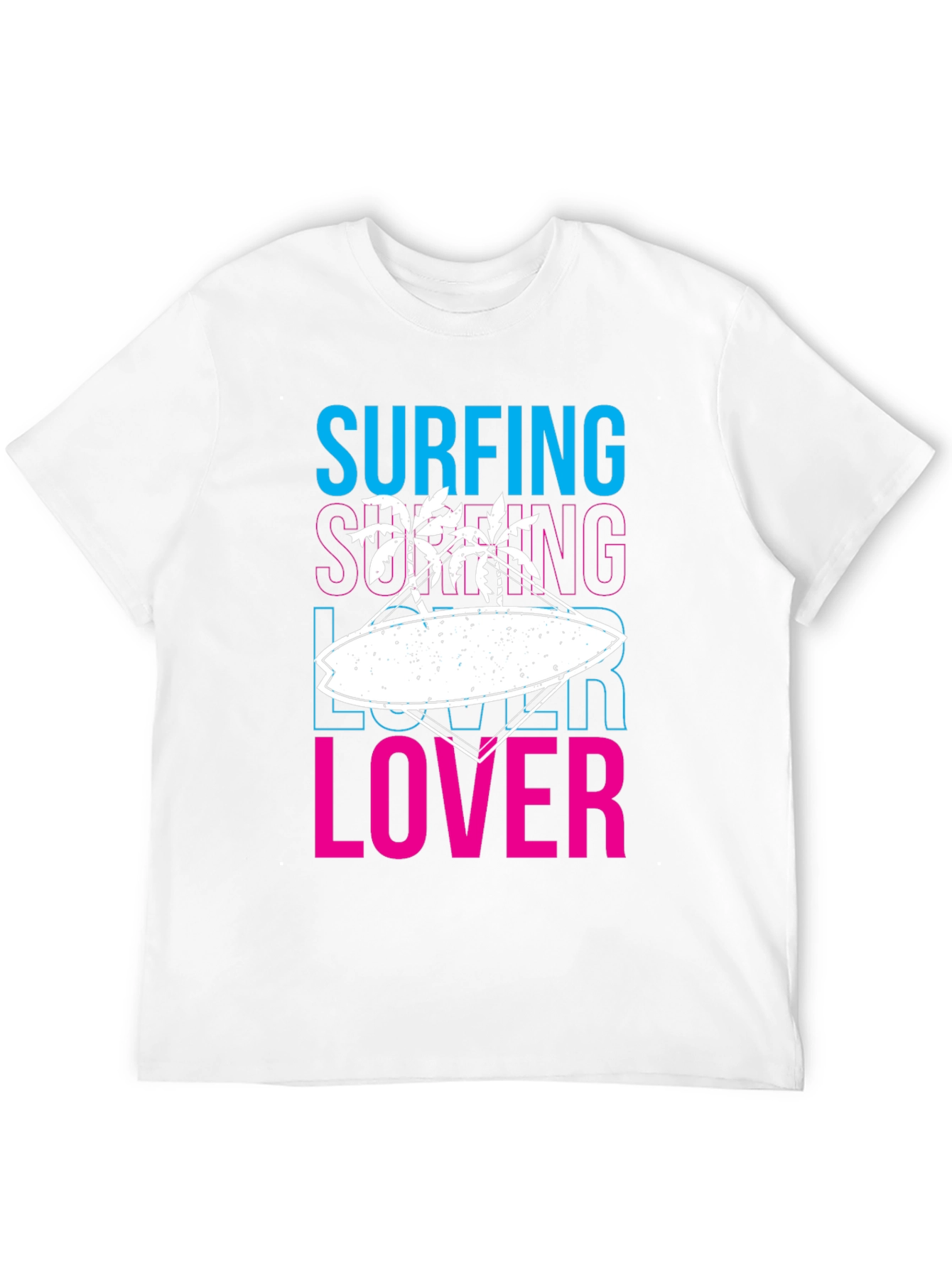 Surfing Lover Graphic Tee | Black