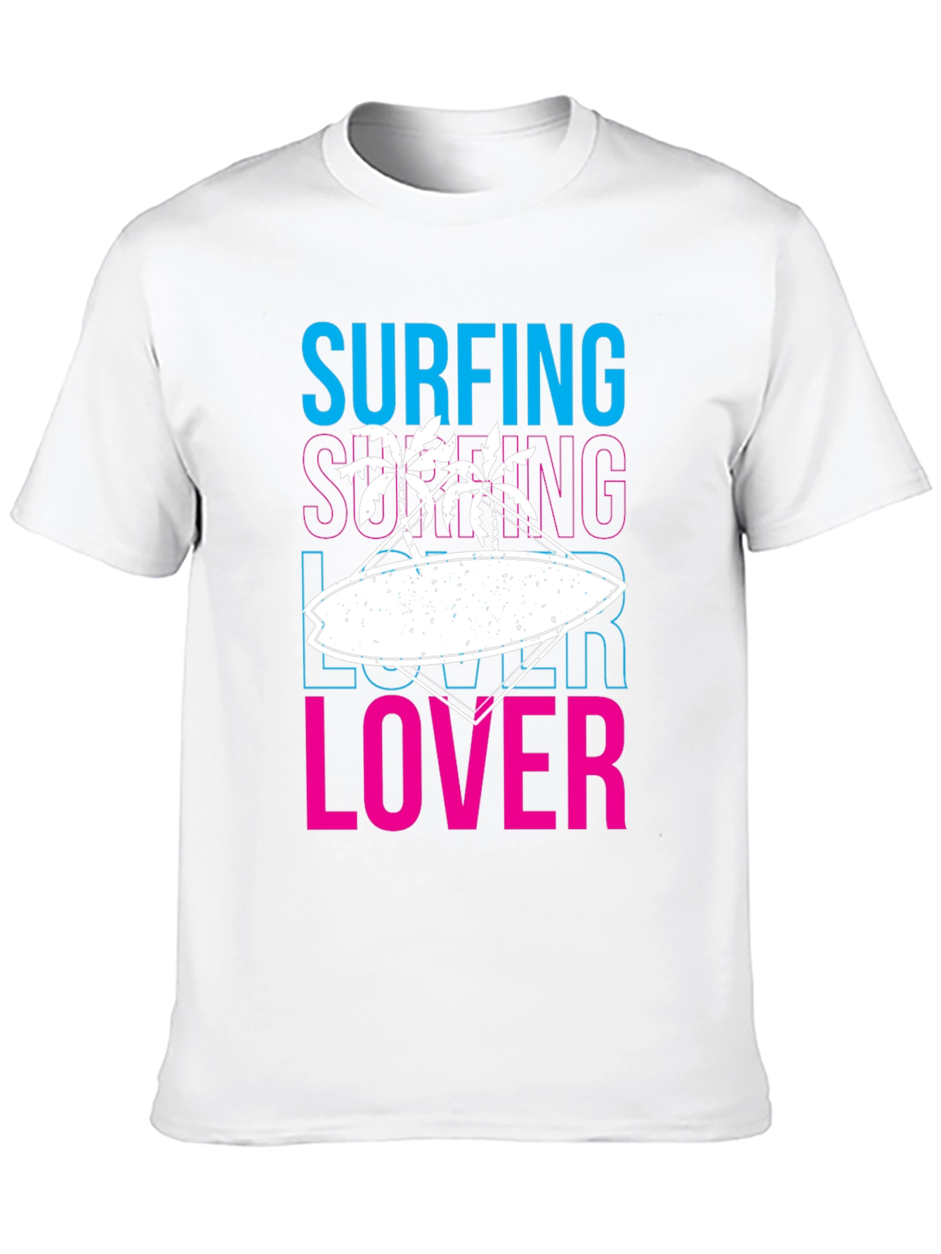 Surfing Lover Graphic Tee | Black
